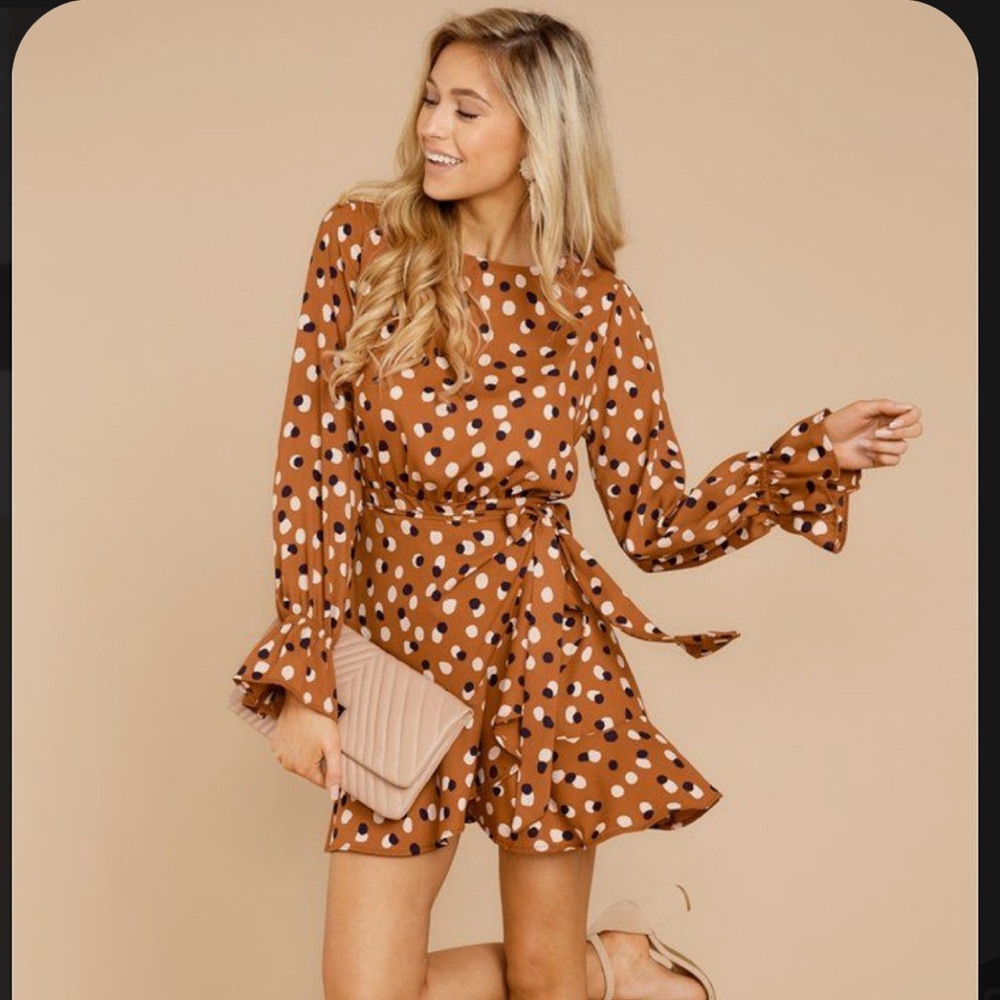 Red Dress Boutique Ruffle Wrap Dress
